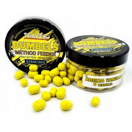 Бойлы Traper Boilies Dumbels Sinking 8-10 мм/50 г Wanilia (Ваниль)